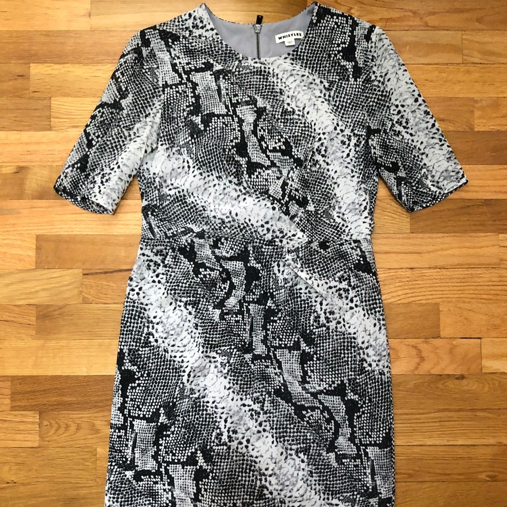 Whistles Animal Print Dress